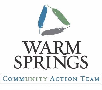 logo for warm springs community action team