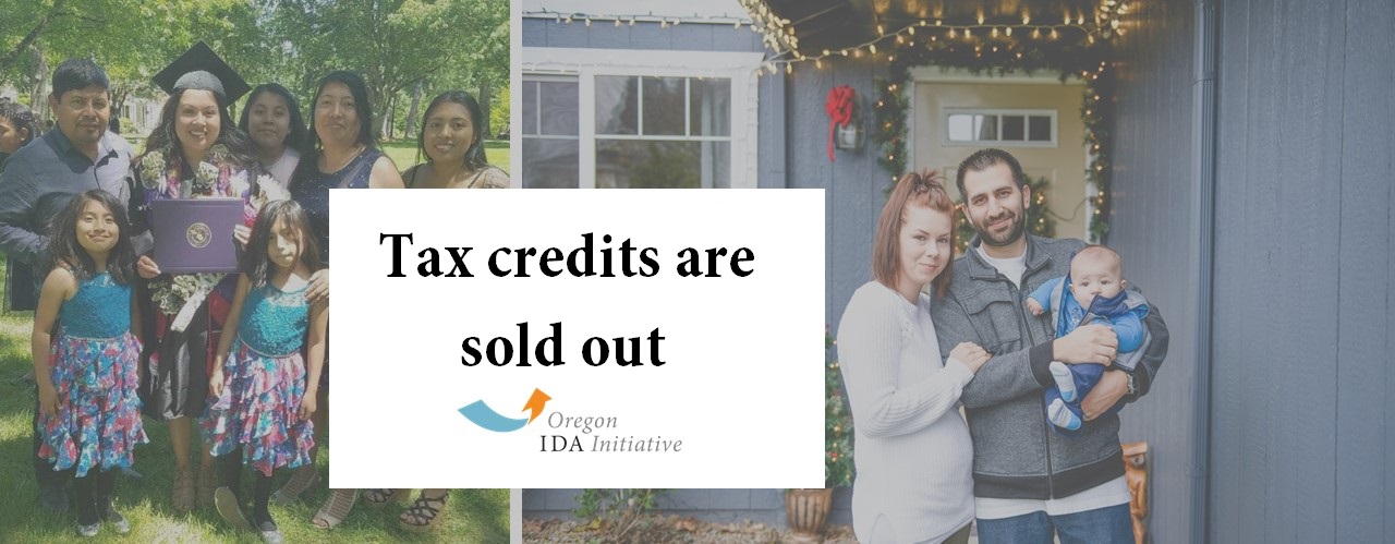Tax Credits are now closed